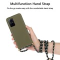 For Xiaomi Redmi Note 12S Wheat Straw Material + TPU Phone Case with Lanyard(Army Green)