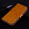 For Huawei nova Y70 / Y70 Plus Oil Wax Texture Leather Phone Case(Yellow)