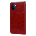 For Huawei nova Y70 / Y70 Plus Oil Wax Texture Leather Phone Case(Red)
