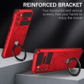 For Samsung Galaxy S20 FE MagSafe Magnetic Holder Phone Case(Red)