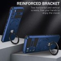 For Samsung Galaxy S20 FE MagSafe Magnetic Holder Phone Case(Blue)