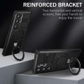 For Samsung Galaxy S23 Ultra 5G MagSafe Magnetic Holder Phone Case(Black)