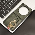 For ZTE nubia Flip / Libero Flip Wristband Leather Back Phone Case(Green)