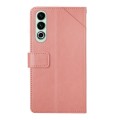 For OnePlus Nord CE4 Y-shaped Pattern Flip Leather Phone Case(Pink)