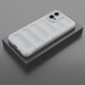 For Motorola Moto G34 5G Magic Shield TPU + Flannel Phone Case(Grey)