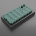 For Motorola Moto G34 5G Magic Shield TPU + Flannel Phone Case(Dark Green)