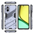 For Realme C67 4G Global Punk Armor 2 in 1 PC + TPU Phone Case with Holder(Grey)