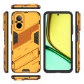 For Realme C67 4G Global Punk Armor 2 in 1 PC + TPU Phone Case with Holder(Orange)