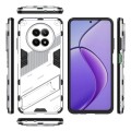 For Realme 12 5G Global Punk Armor 2 in 1 PC + TPU Phone Case with Holder(White)