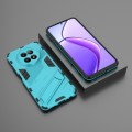 For Realme 12 5G Global Punk Armor 2 in 1 PC + TPU Phone Case with Holder(Blue)