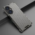 For Huawei nova 11i Shockproof Honeycomb PC + TPU Phone Case(Black)