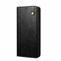 For Samsung Galaxy A35 5G Oil Wax Crazy Horse Texture Leather Phone Case(Black)