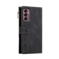 For Samsung Galaxy A35 5G ESEBLE Retro Frosted RFID Flip Leather Phone Case(Black)