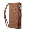 For Samsung Galaxy A35 5G ESEBLE Retro Frosted RFID Flip Leather Phone Case(Brown)