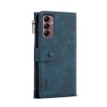 For Samsung Galaxy A35 5G ESEBLE Retro Frosted RFID Flip Leather Phone Case(Dark Green)