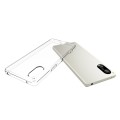 For Sony Xperia 5 V Waterproof Texture TPU Phone Case(Transparent)
