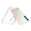 For Samsung Galaxy A05s Shockproof Non-slip Thickening TPU Phone Case(Transparent)