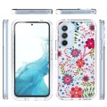 For Samsung Galaxy A54 5G Transparent Painted Phone Case(Small Floral)