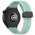 For Huawei Watch 4 / Watch 4 Pro Folding Buckle Silicone Watch Band(Teal)