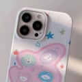 For iPhone 15 Pro Max Painted Pattern PC Phone Case(Starry Dogs)