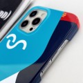 For iPhone 15 Pro Max Painted Pattern PC Phone Case(Contrasting Blue)