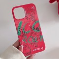 For iPhone 15 Pro Max Painted Pattern PC Phone Case(Ice Cream Cone)