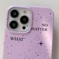 For iPhone 15 Pro Painted Pattern PC Phone Case(Splashing Ink)