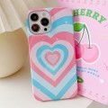 For iPhone 15 Pro Painted Pattern PC Phone Case(Love)