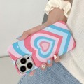 For iPhone 15 Pro Painted Pattern PC Phone Case(Love)
