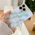 For iPhone 15 Painted Pattern PC Phone Case(Matcha Green)