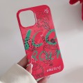 For iPhone 15 Plus Painted Pattern PC Phone Case(Ice Cream Cone)