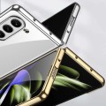 For Samsung Galaxy Z Fold5 GKK Phantom Electroplating Full Coverage Phone Case(White)