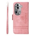 For OPPO Reno11 Pro 5G Global BETOPNICE Dual-side Buckle Leather Phone Case(Pink)