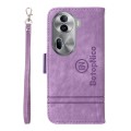 For OPPO Reno11 Pro 5G Global BETOPNICE Dual-side Buckle Leather Phone Case(Purple)