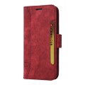 For Samsung Galaxy A15 BETOPNICE Dual-side Buckle Leather Phone Case(Red)