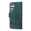 For Samsung Galaxy S24 BETOPNICE Dual-side Buckle Leather Phone Case(Green)