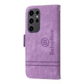 For Samsung Galaxy S24 Ultra BETOPNICE Dual-side Buckle Leather Phone Case(Purple)