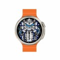 Z78 Ultra 1.52 inch Round Screen HD Smart Watch Supports Heart Rate/Blood Oxygen Monitoring(Orange)