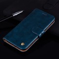 For Honor X8a Oil Wax Texture Leather Phone Case(Blue)