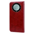 For Honor X9b Oil Wax Texture Leather Phone Case(Red)