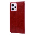 For Xiaomi Redmi Note 12 5G Global / Poco X5 Oil Wax Texture Leather Phone Case(Red)