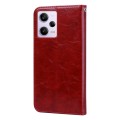 For Xiaomi Redmi Note 12 Pro+ Global Oil Wax Texture Leather Phone Case(Red)