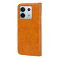 For Xiaomi Redmi Note 13 4G Oil Wax Texture Leather Phone Case(Yellow)