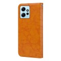For Xiaomi Redmi Note 12 4G  Global Oil Wax Texture Leather Phone Case(Yellow)