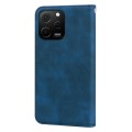 For Huawei nova Y61/Enjoy 50z Frosted Business Magnetic Horizontal Flip PU Phone Case(Blue)