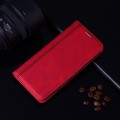 For Huawei nova Y70 / Y70 Plus Frosted Business Magnetic Horizontal Flip PU Phone Case(Red)