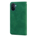 For Huawei nova Y70 / Y70 Plus Frosted Business Magnetic Horizontal Flip PU Phone Case(Green)