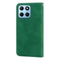 For Honor X8a Frosted Business Magnetic Horizontal Flip PU Phone Case(Green)
