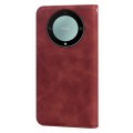 For Honor X9b Frosted Business Magnetic Horizontal Flip PU Phone Case(Brown)