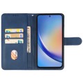 For Samsung Galaxy A35 Leather Phone Case(Blue)